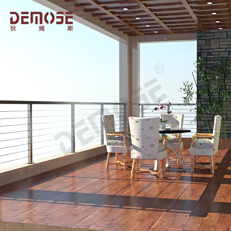 以色列家用護窗不銹鋼鋼索欄桿定制工程