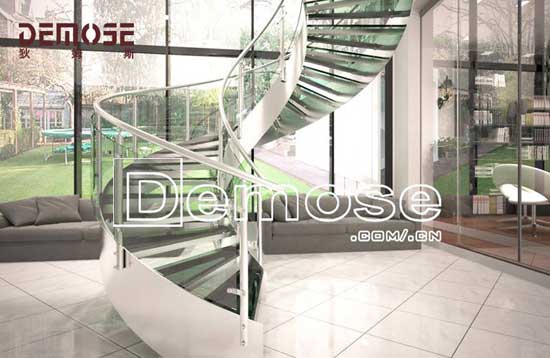 旋轉(zhuǎn)樓梯玻璃扶手的工序流程是怎樣的?