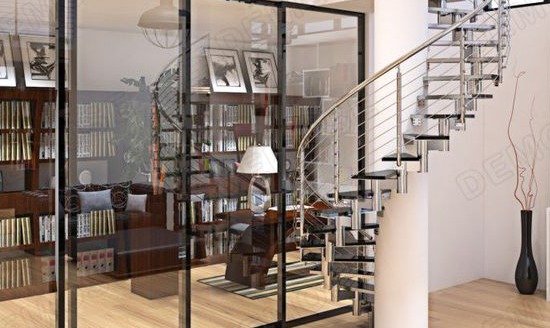 設計鋼結構旋轉(zhuǎn)樓梯時尺寸如何擬定？