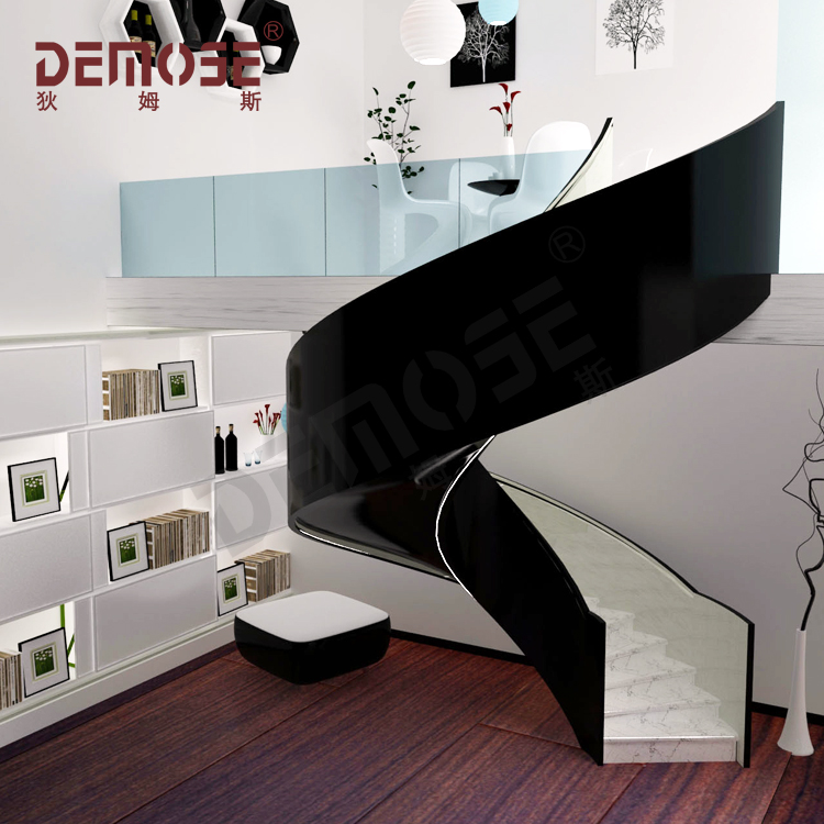 白墻搭配什么顏色的樓梯好看？