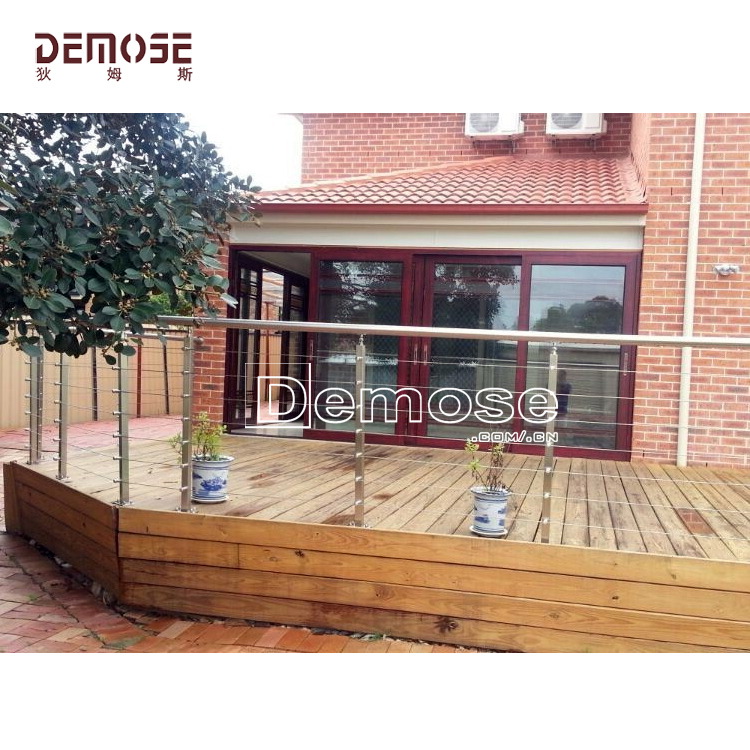 澳洲別墅室外鋼索欄桿工程