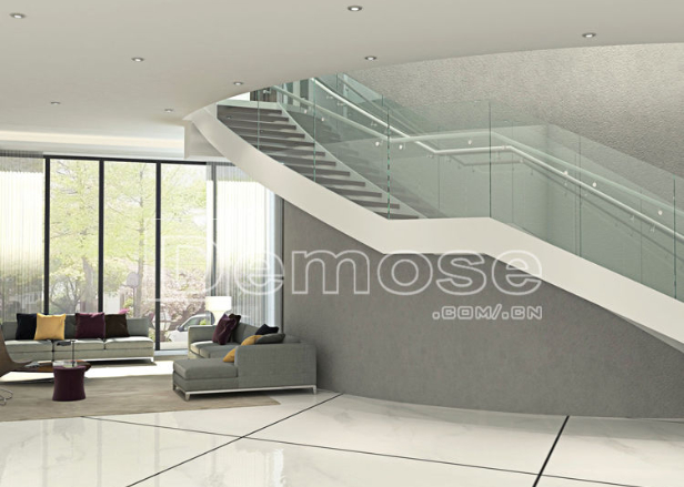 不銹鋼玻璃樓梯圖片