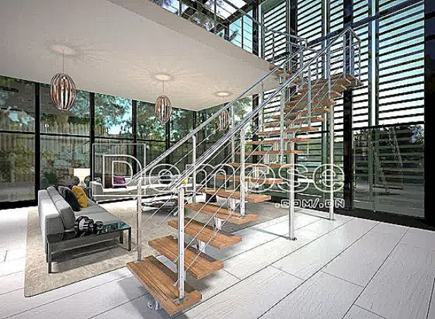 復式不銹鋼樓梯：現代家居的優雅之選