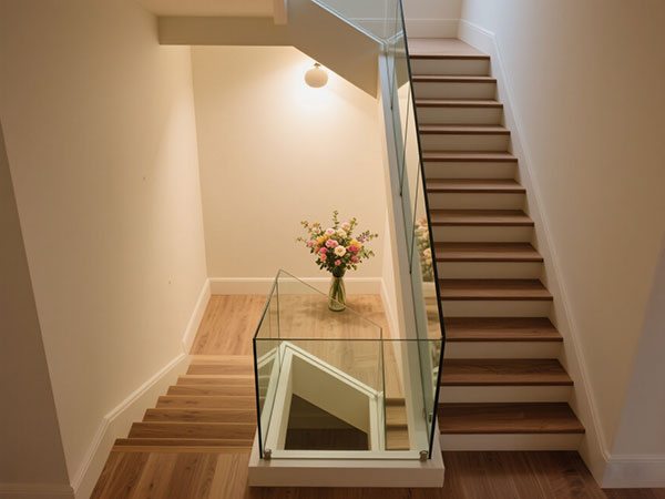 帶玻璃面板的樓梯：現(xiàn)代空間的通透美學與安全設計