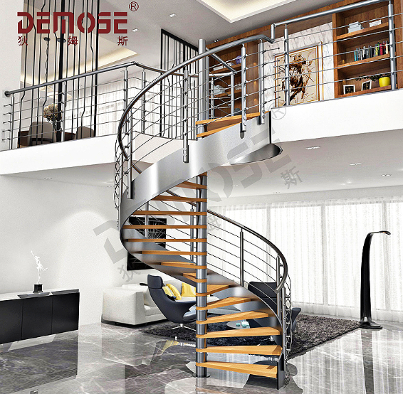 旋轉樓梯安裝全流程解析:從結構設計到精準落地的技術要點