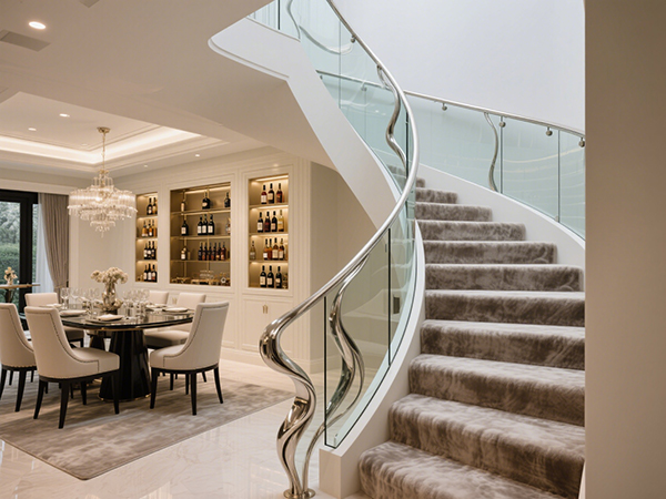 ?別墅樓梯定制：大尺寸與異形設(shè)計的實用美學(xué)?